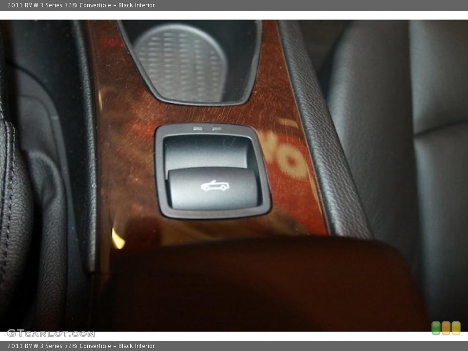 Black Interior Controls for the 2011 BMW 3 Series 328i Convertible #40108531