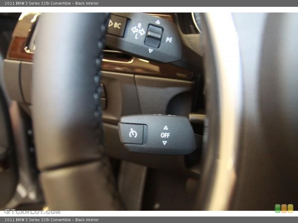 Black Interior Controls for the 2011 BMW 3 Series 328i Convertible #40108555