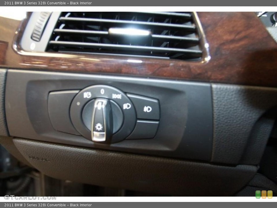 Black Interior Controls for the 2011 BMW 3 Series 328i Convertible #40108567