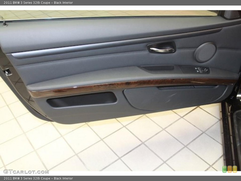 Black Interior Door Panel for the 2011 BMW 3 Series 328i Coupe #40108799