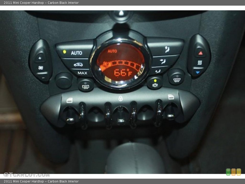 Carbon Black Interior Controls for the 2011 Mini Cooper Hardtop #40110375