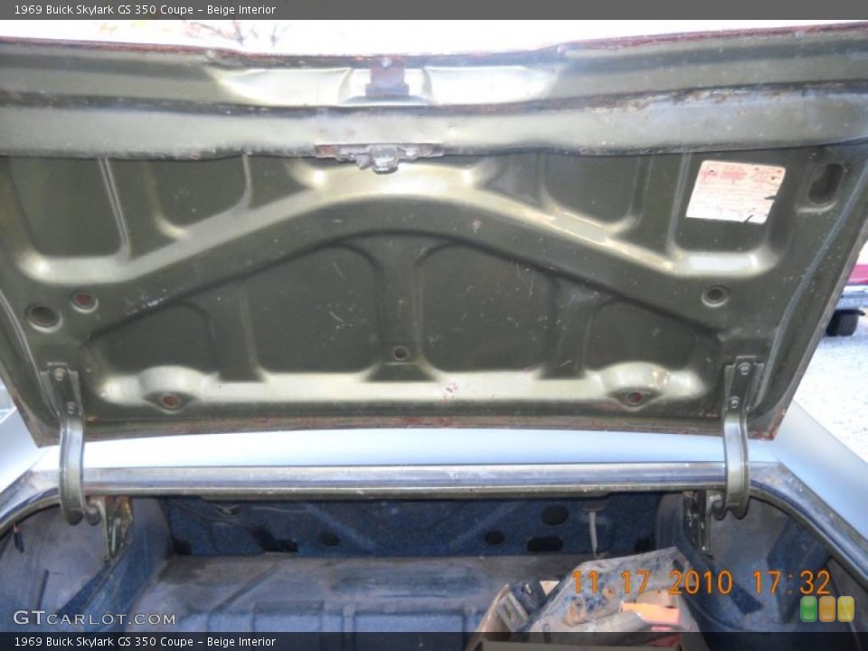 Beige Interior Trunk for the 1969 Buick Skylark GS 350 Coupe #40111135