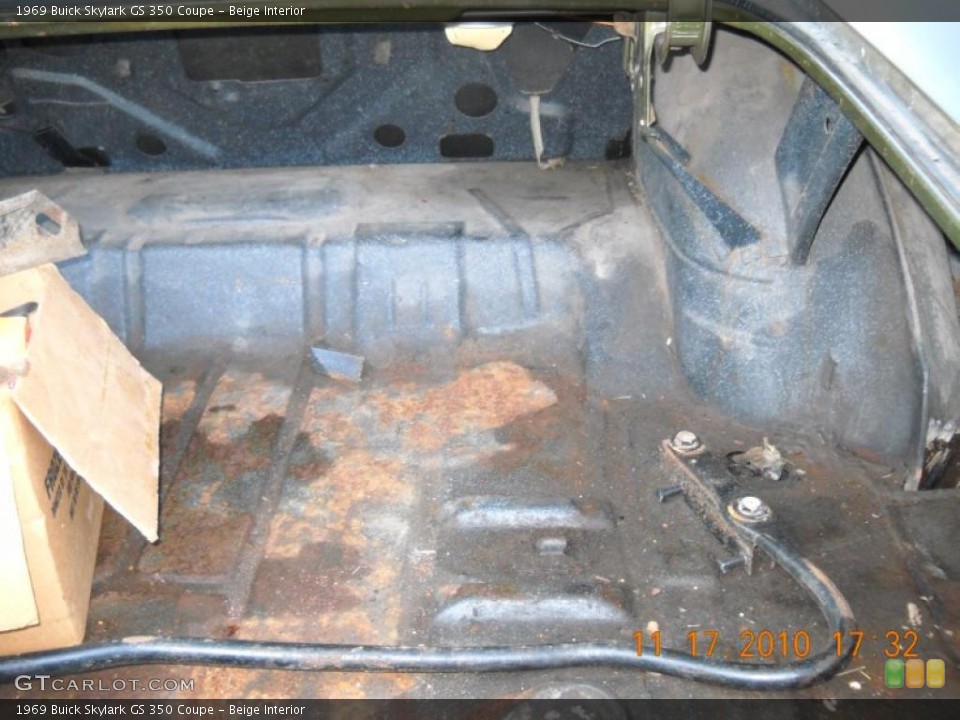 Beige Interior Trunk for the 1969 Buick Skylark GS 350 Coupe #40111147