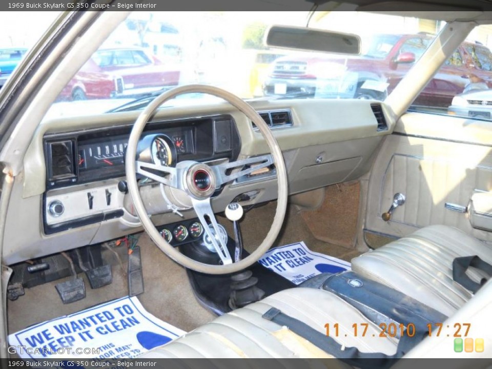 Beige 1969 Buick Skylark Interiors