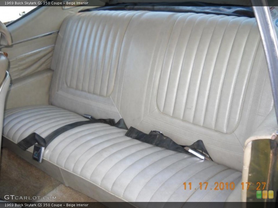 Beige Interior Photo for the 1969 Buick Skylark GS 350 Coupe #40111883