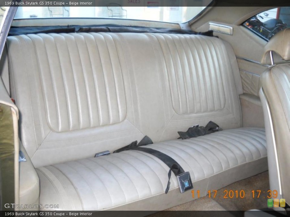 Beige Interior Photo for the 1969 Buick Skylark GS 350 Coupe #40111899