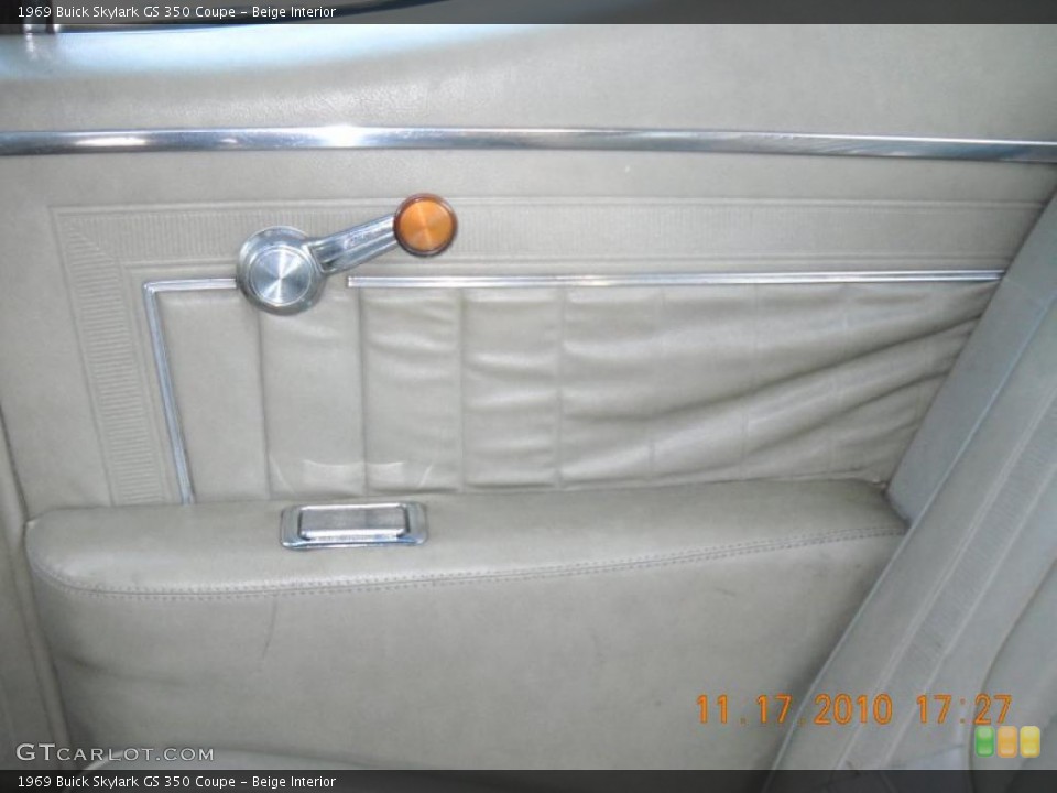 Beige Interior Photo for the 1969 Buick Skylark GS 350 Coupe #40111915