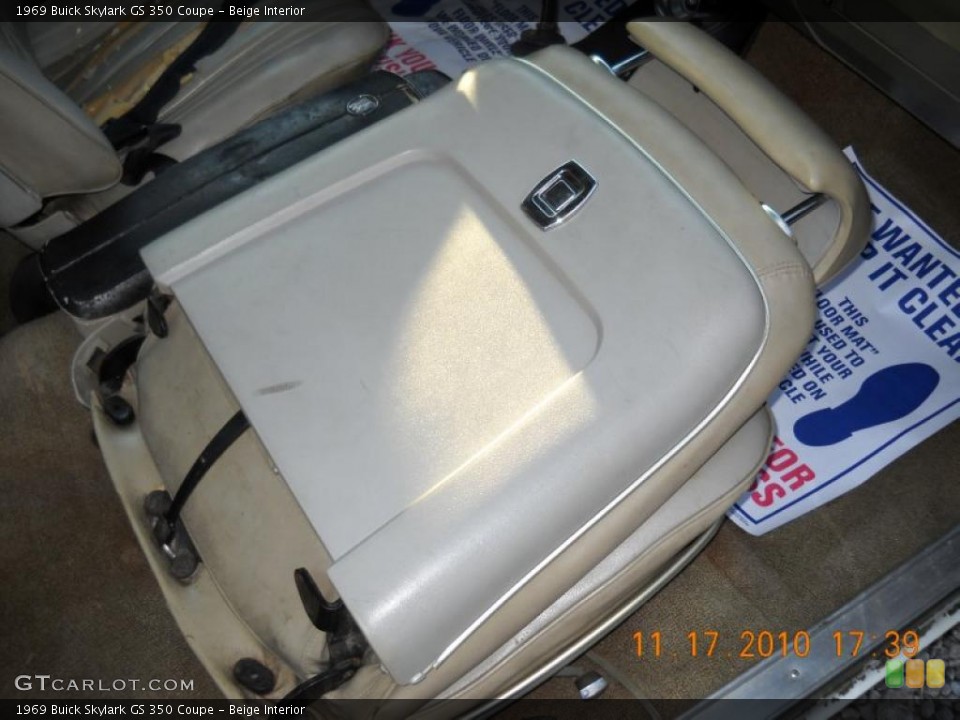 Beige Interior Photo for the 1969 Buick Skylark GS 350 Coupe #40111987