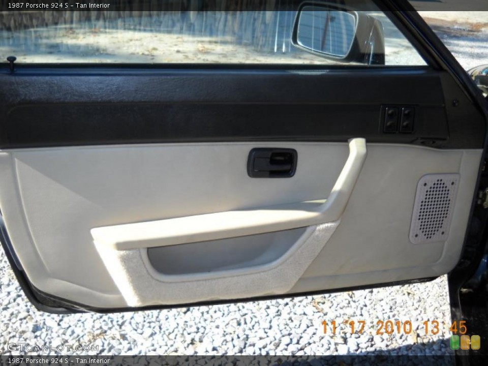 Tan Interior Door Panel for the 1987 Porsche 924 S #40112599
