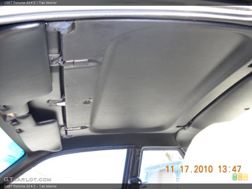 Tan Interior Sunroof for the 1987 Porsche 924 S #40112871