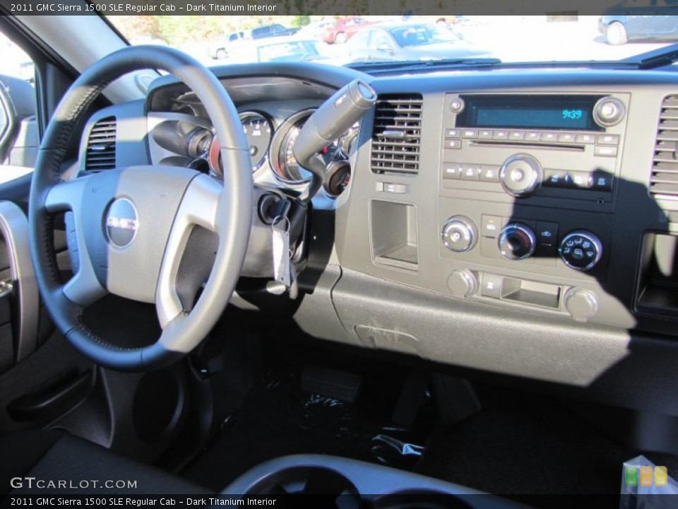 Dark Titanium Interior Controls for the 2011 GMC Sierra 1500 SLE Regular Cab #40114331