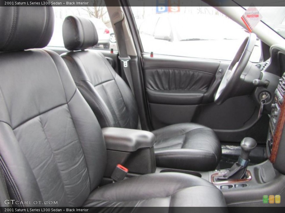 Black 2001 Saturn L Series Interiors