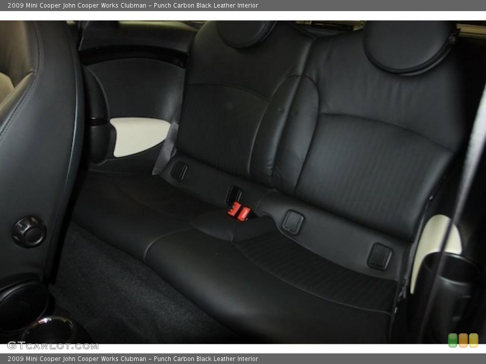 Punch Carbon Black Leather Interior Photo for the 2009 Mini Cooper John Cooper Works Clubman #40118103