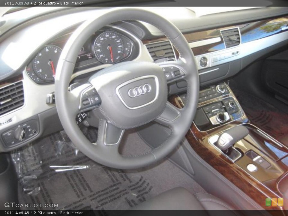 Black Interior Dashboard for the 2011 Audi A8 4.2 FSI quattro #40118512