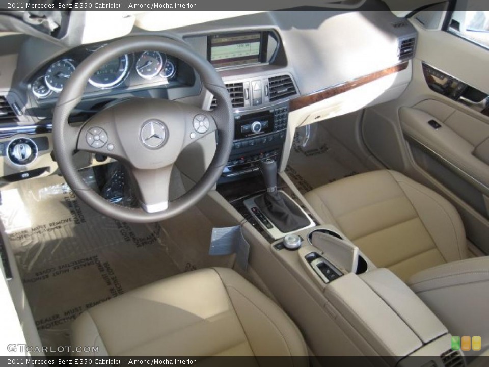 Almond/Mocha Interior Prime Interior for the 2011 Mercedes-Benz E 350 Cabriolet #40118943