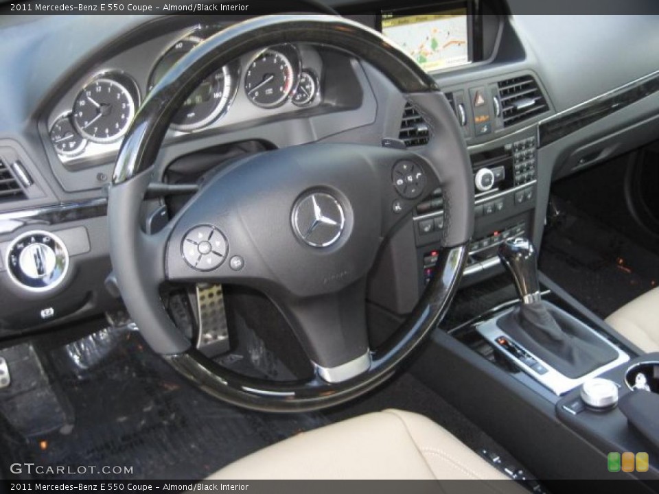 Almond/Black Interior Dashboard for the 2011 Mercedes-Benz E 550 Coupe #40119175