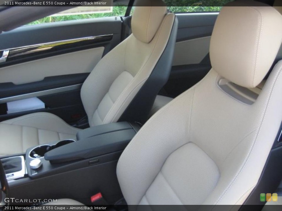 Almond/Black Interior Photo for the 2011 Mercedes-Benz E 550 Coupe #40119191