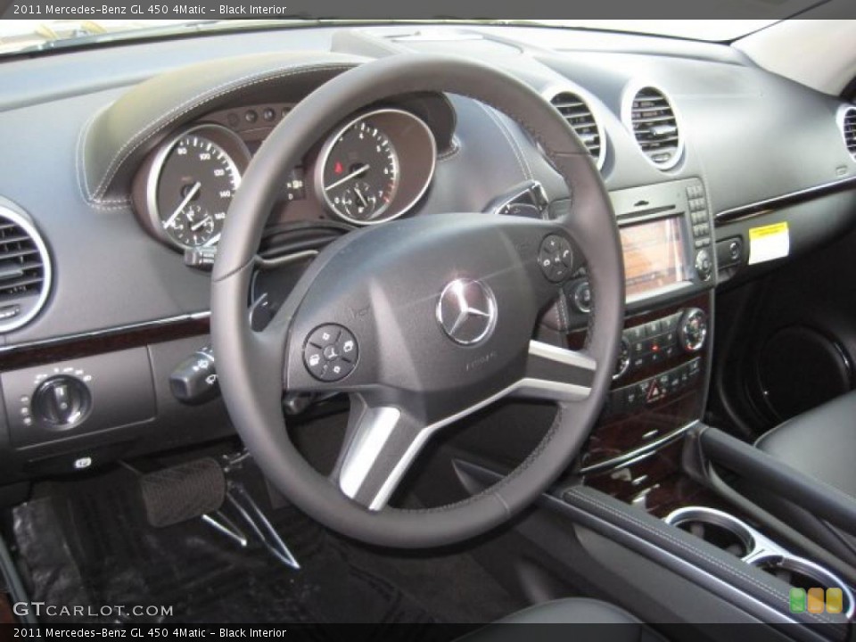 Black Interior Steering Wheel for the 2011 Mercedes-Benz GL 450 4Matic #40119419