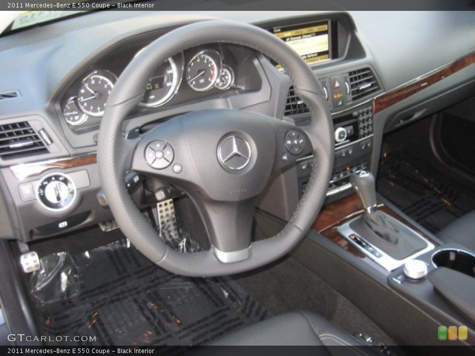Black Interior Prime Interior for the 2011 Mercedes-Benz E 550 Coupe #40119583