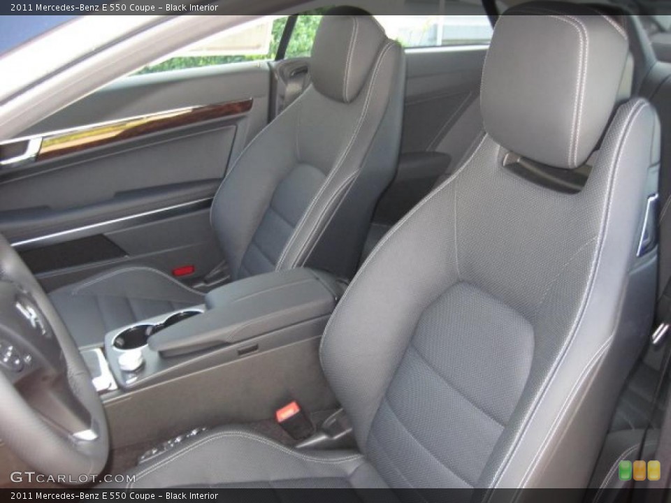 Black Interior Photo for the 2011 Mercedes-Benz E 550 Coupe #40119599