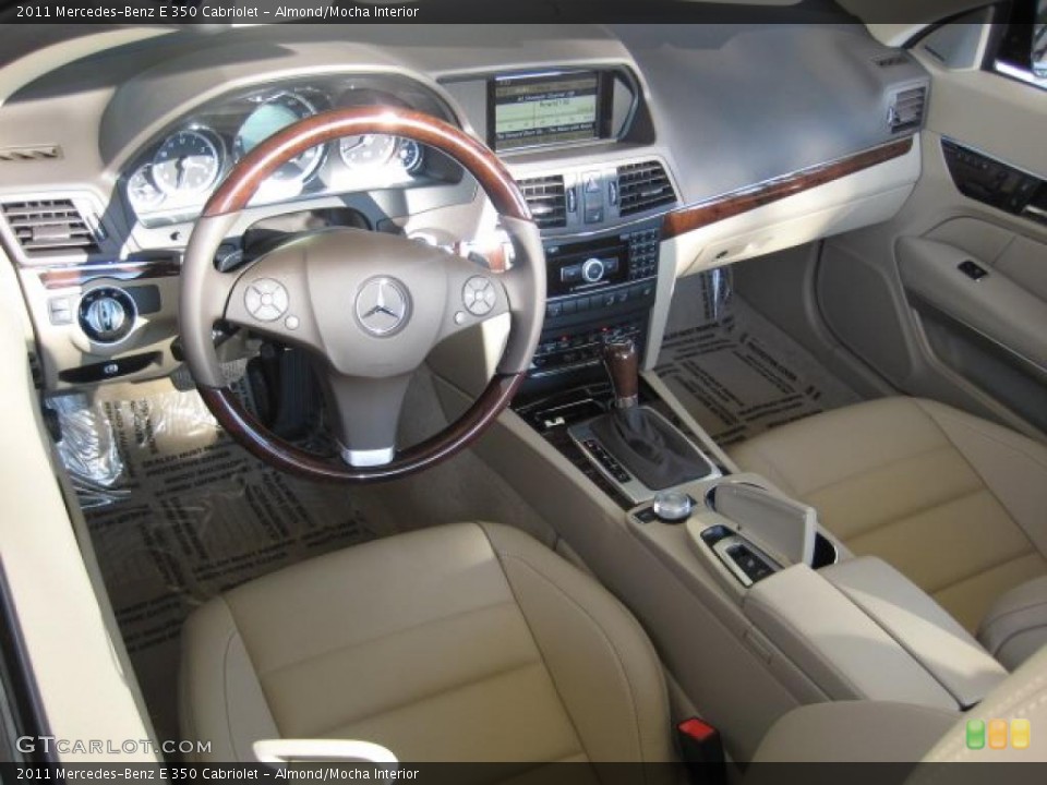 Almond/Mocha Interior Prime Interior for the 2011 Mercedes-Benz E 350 Cabriolet #40119831