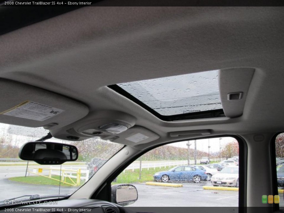 Ebony Interior Sunroof for the 2008 Chevrolet TrailBlazer SS 4x4 #40120287