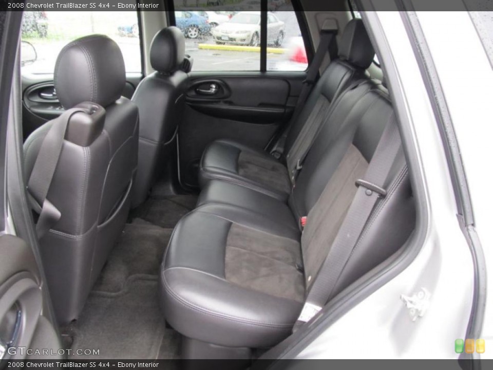Ebony Interior Photo for the 2008 Chevrolet TrailBlazer SS 4x4 #40120419