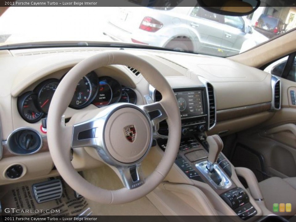 Luxor Beige Interior Prime Interior for the 2011 Porsche Cayenne Turbo #40120671