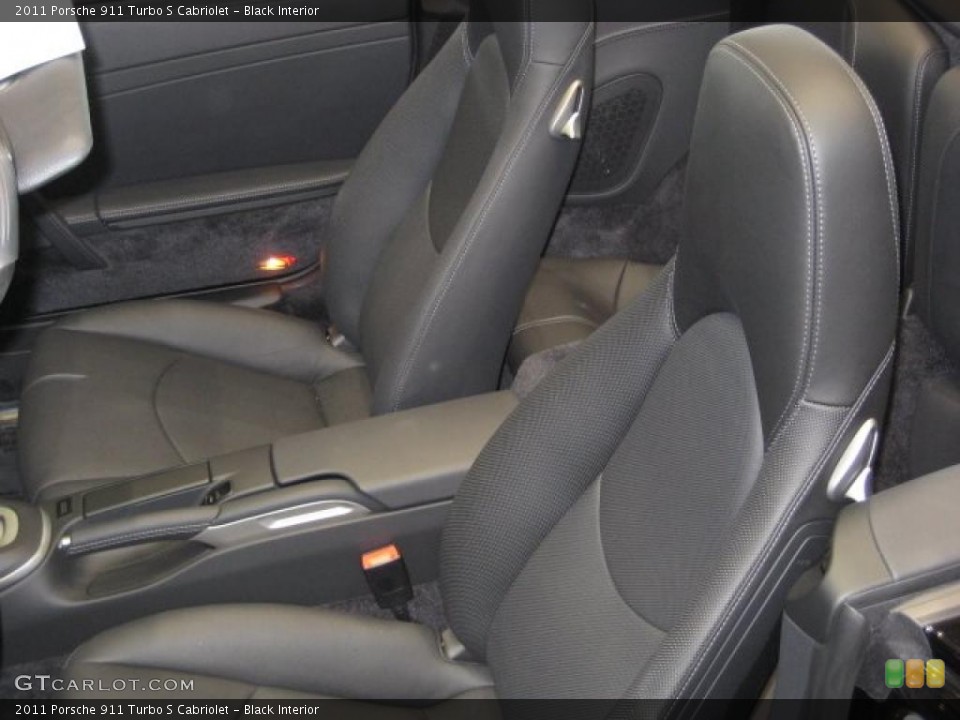 Black Interior Photo for the 2011 Porsche 911 Turbo S Cabriolet #40120739