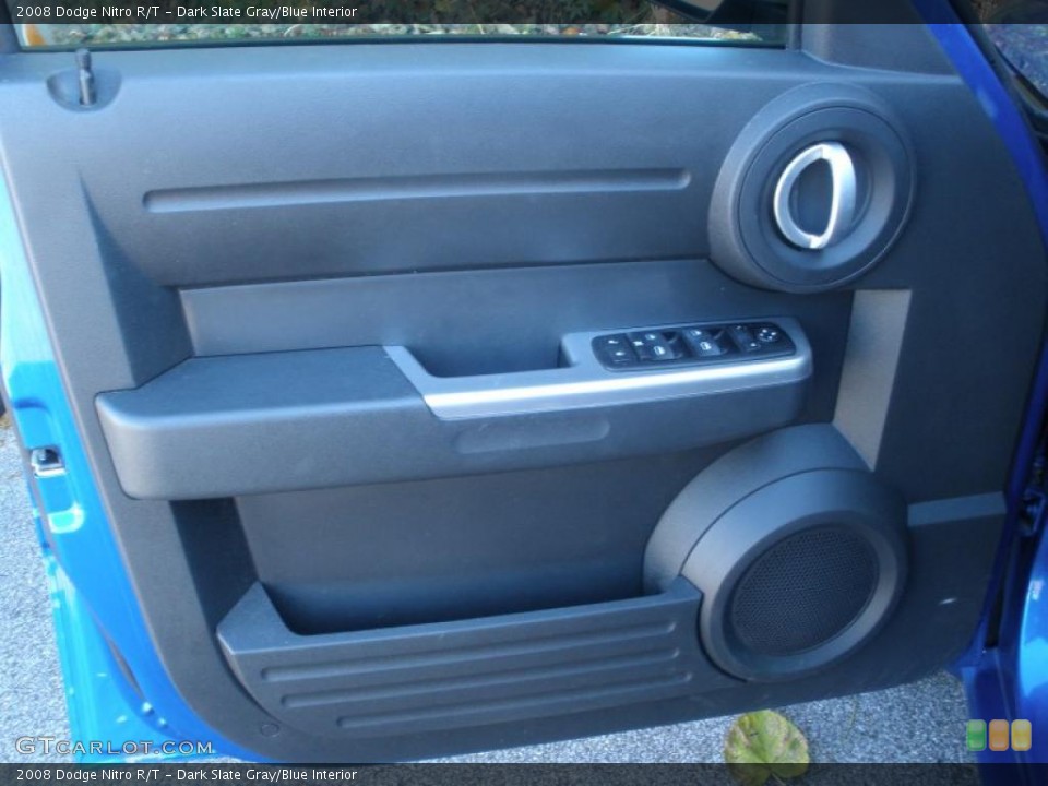 Dark Slate Gray Blue Interior Door Panel For The 2008 Dodge