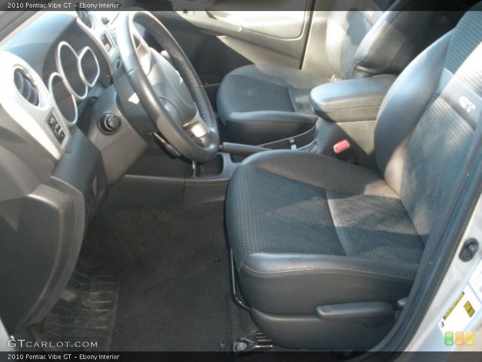 Ebony Interior Photo for the 2010 Pontiac Vibe GT #40121323