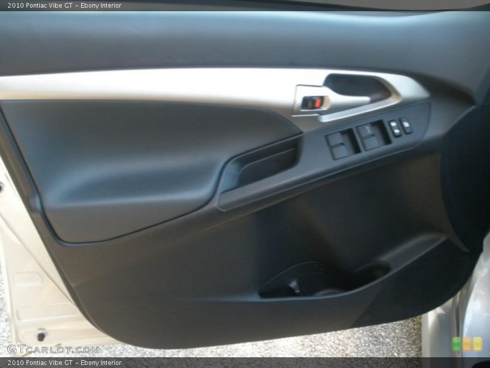 Ebony Interior Door Panel for the 2010 Pontiac Vibe GT #40121339