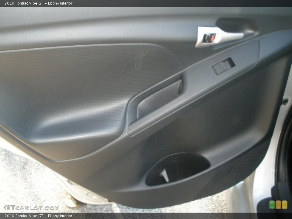 Ebony Interior Door Panel for the 2010 Pontiac Vibe GT #40121371