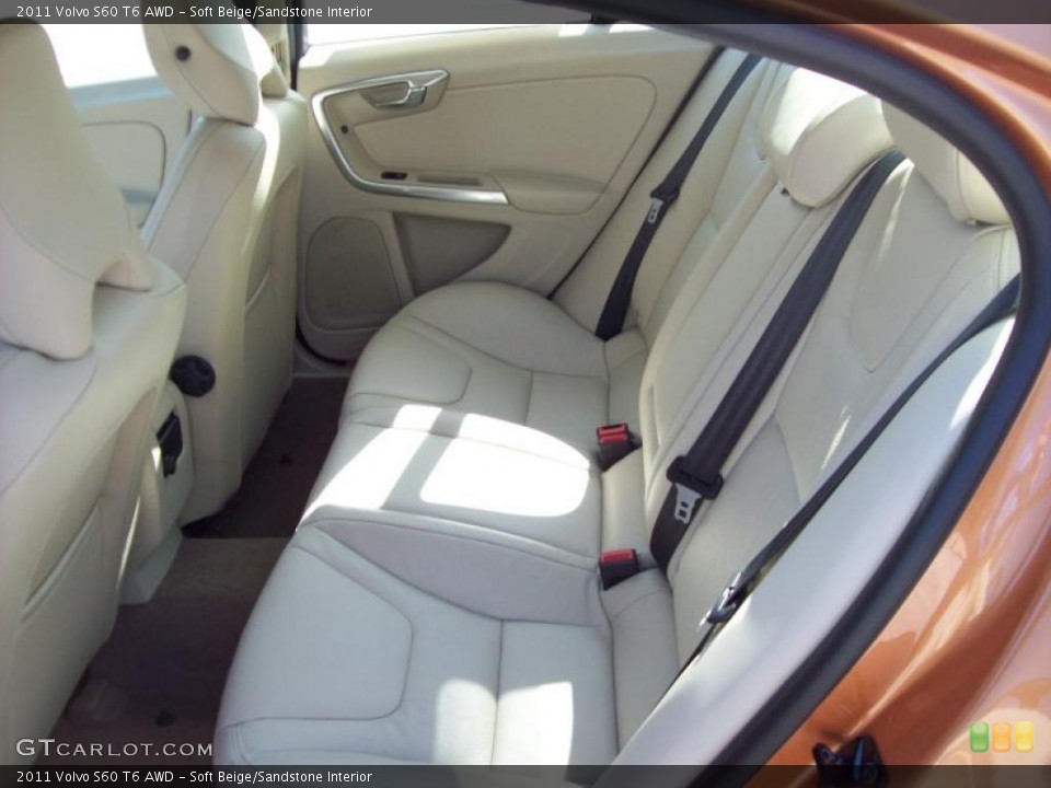 Soft Beige/Sandstone Interior Photo for the 2011 Volvo S60 T6 AWD #40122227