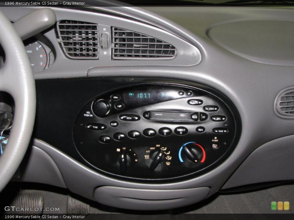 Gray Interior Controls for the 1996 Mercury Sable GS Sedan #40123083