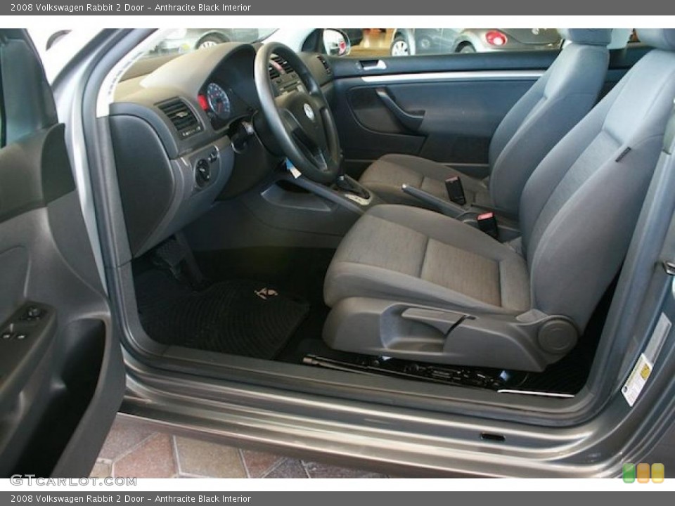 Anthracite Black Interior Photo for the 2008 Volkswagen Rabbit 2 Door #40124864