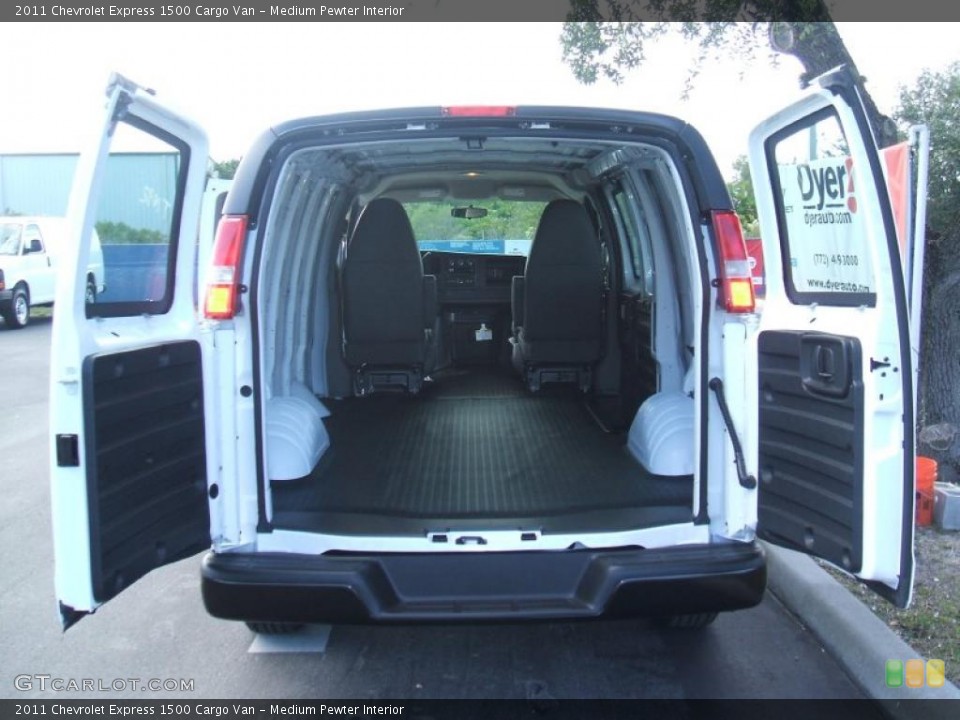 Medium Pewter Interior Trunk for the 2011 Chevrolet Express 1500 Cargo Van #40125664