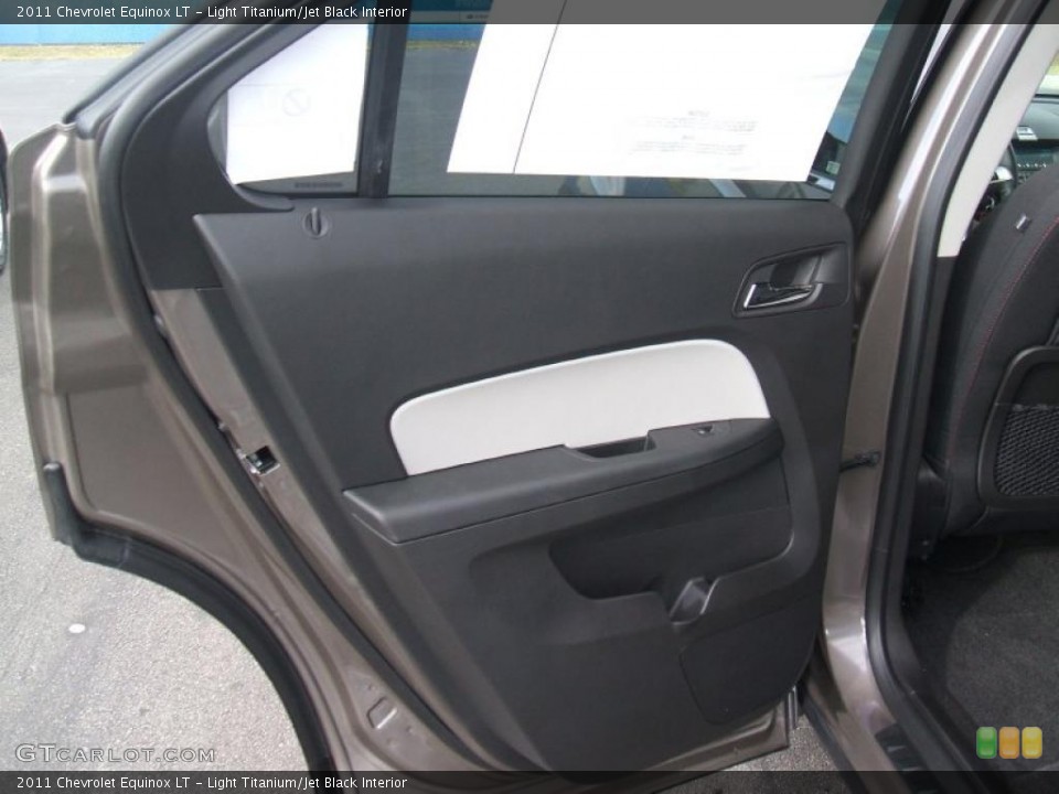 Light Titanium/Jet Black Interior Door Panel for the 2011 Chevrolet Equinox LT #40125844