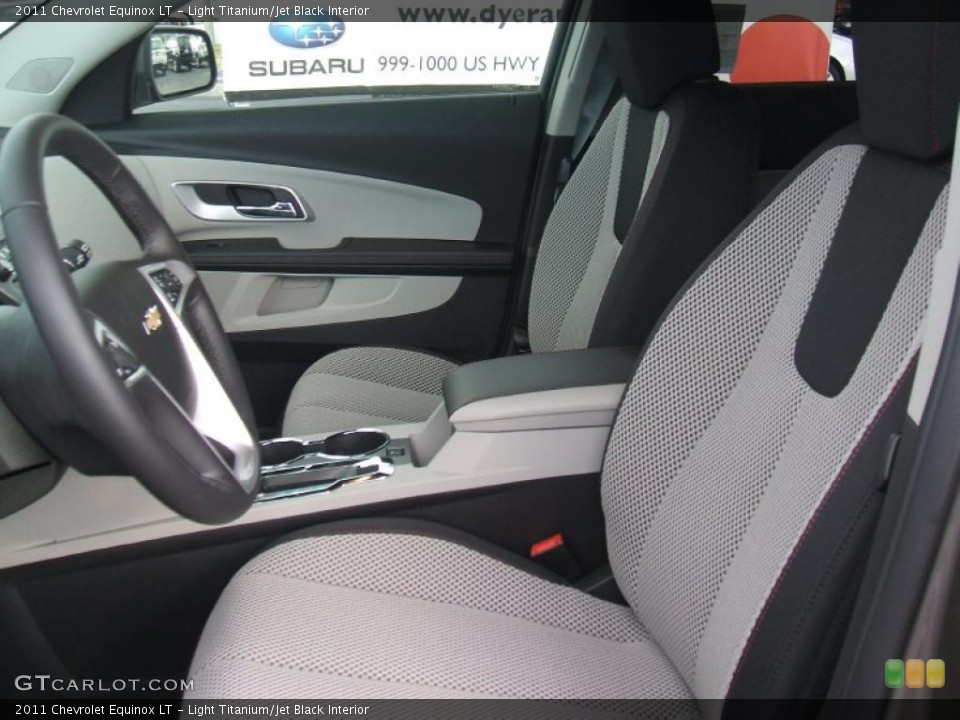 Light Titanium/Jet Black Interior Photo for the 2011 Chevrolet Equinox LT #40125888