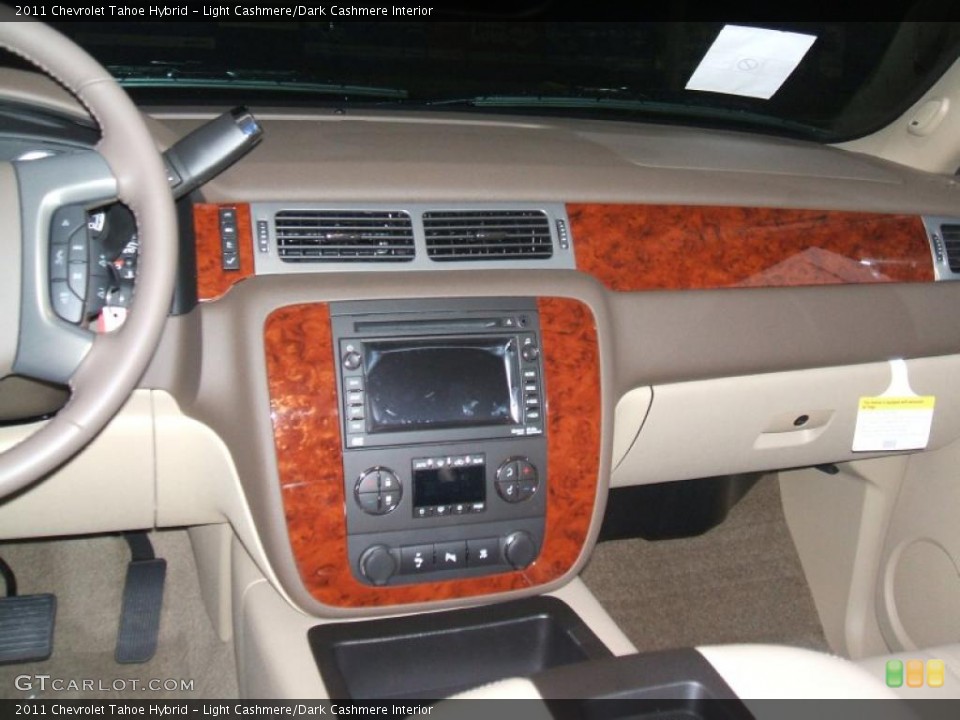 Light Cashmere/Dark Cashmere Interior Controls for the 2011 Chevrolet Tahoe Hybrid #40126460