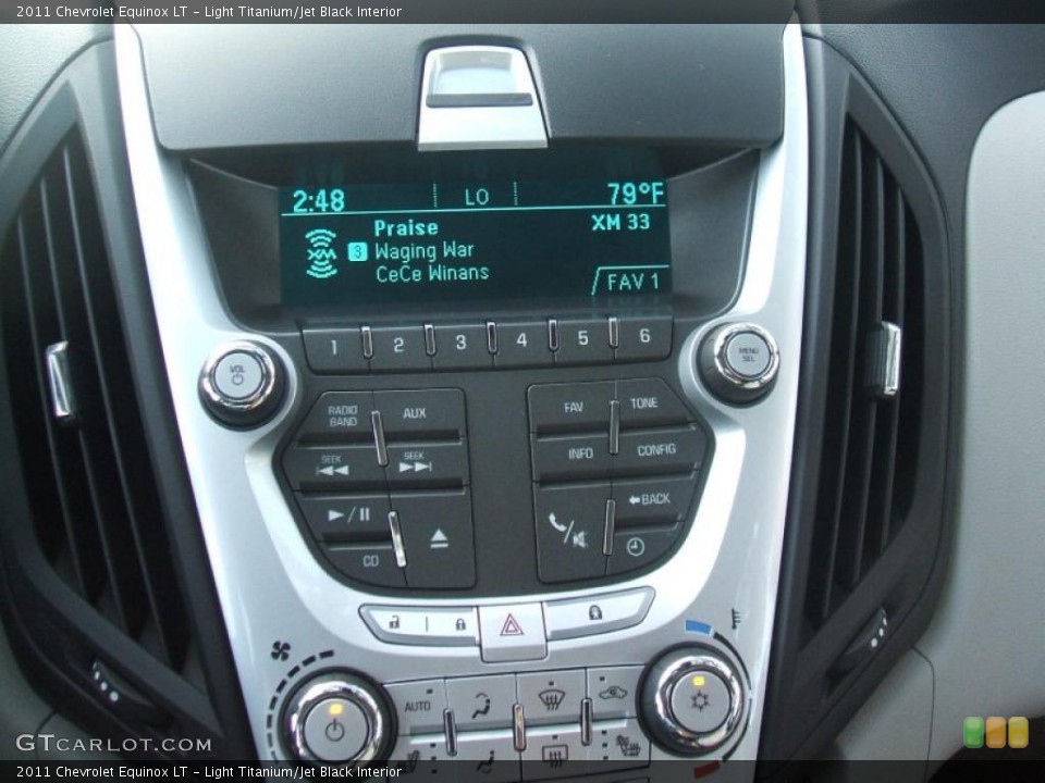 Light Titanium/Jet Black Interior Controls for the 2011 Chevrolet Equinox LT #40126932