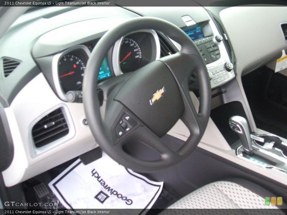 Light Titanium/Jet Black Interior Prime Interior for the 2011 Chevrolet Equinox LS #40127282