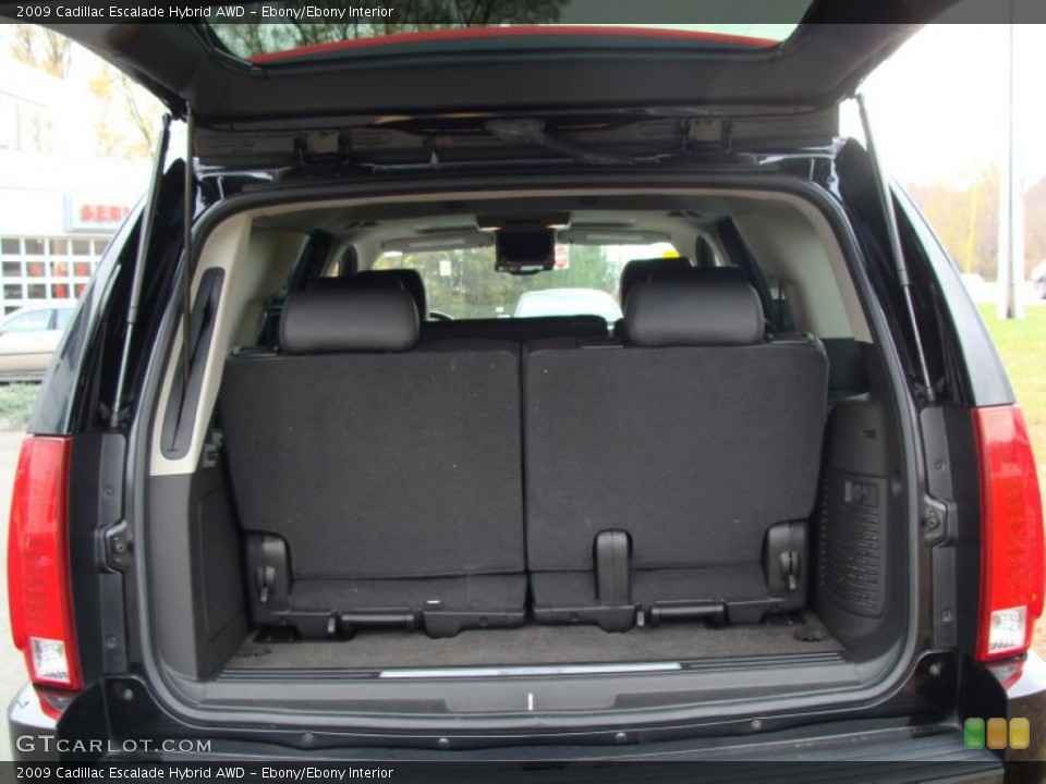 Ebony/Ebony Interior Trunk for the 2009 Cadillac Escalade Hybrid AWD #40128432