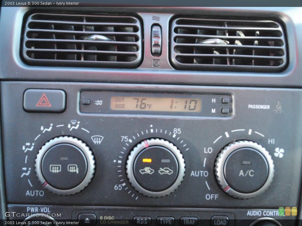 Ivory Interior Controls for the 2003 Lexus IS 300 Sedan #40131656