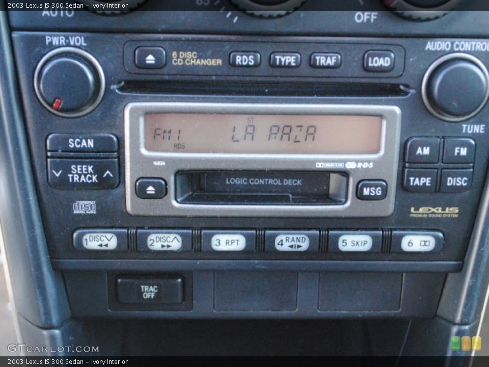 Ivory Interior Controls for the 2003 Lexus IS 300 Sedan #40131669
