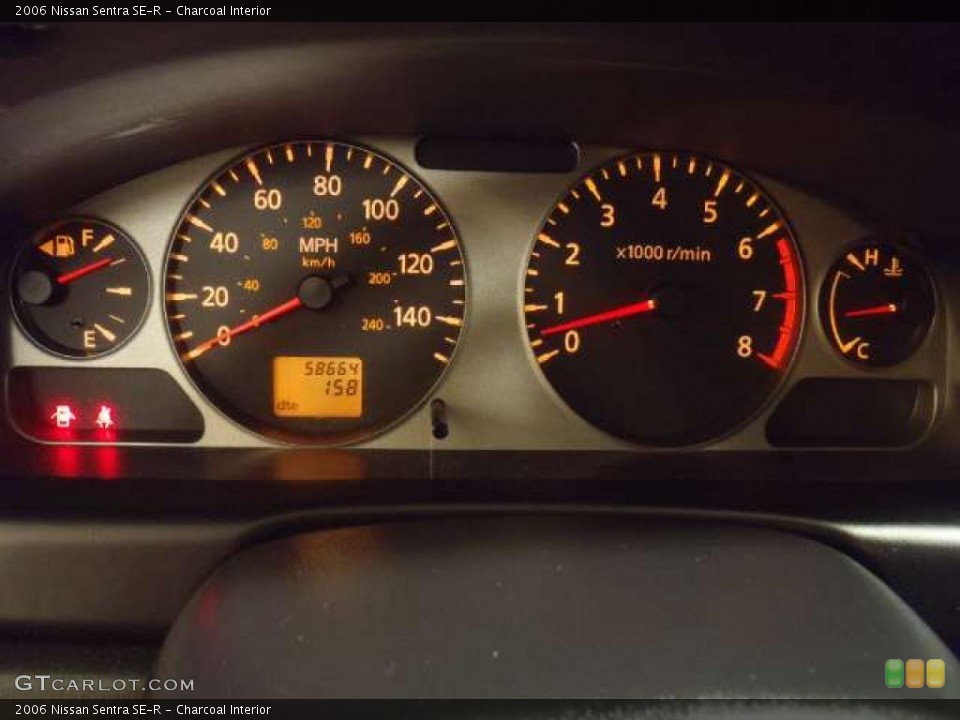 Charcoal Interior Gauges for the 2006 Nissan Sentra SE-R #40134993