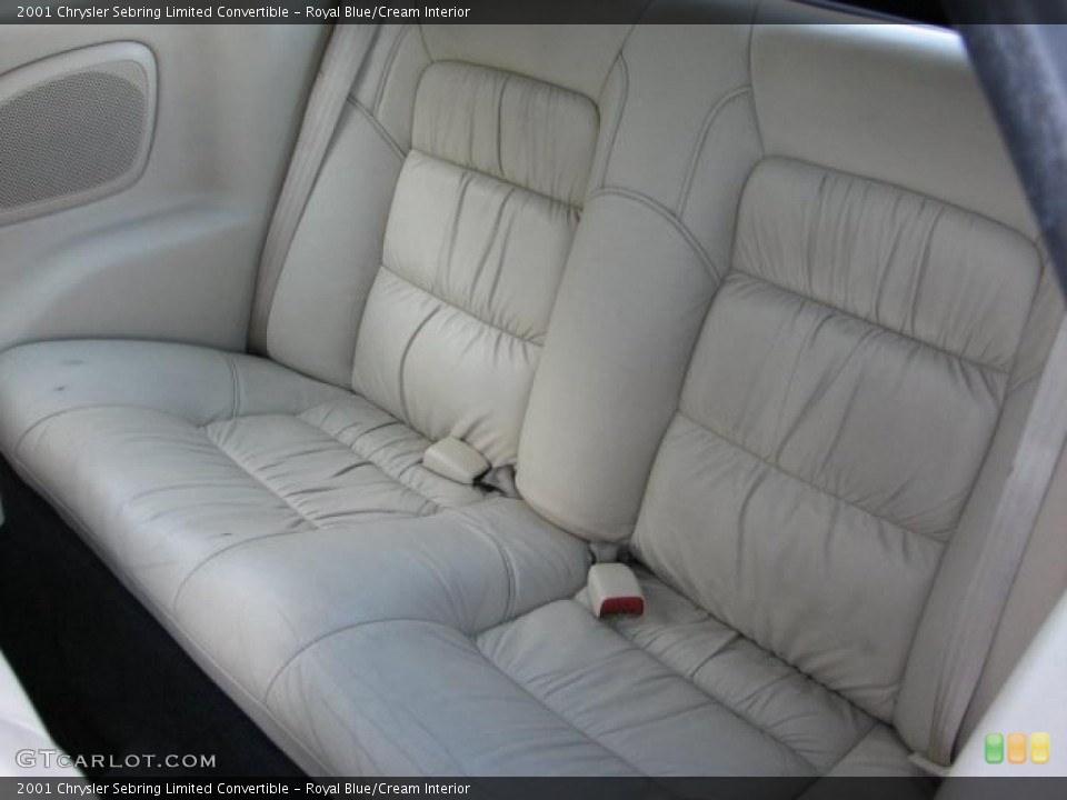 Royal Blue/Cream Interior Photo for the 2001 Chrysler Sebring Limited Convertible #40135005