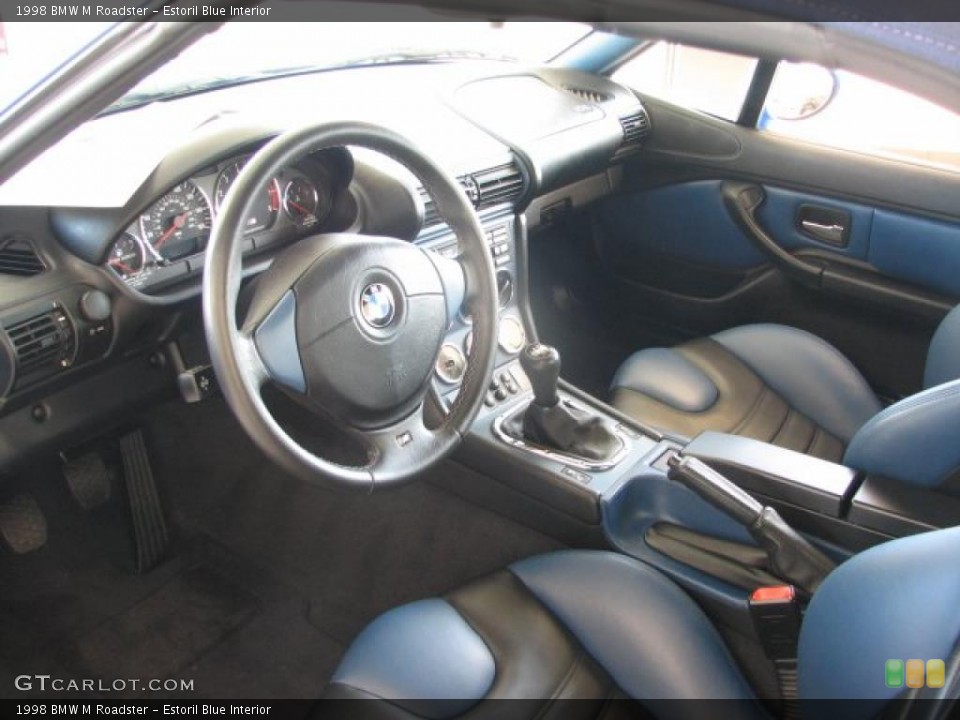 Estoril Blue Interior Prime Interior for the 1998 BMW M Roadster #40135421