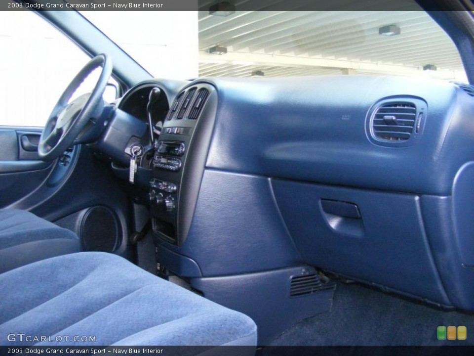 Navy Blue Interior Dashboard for the 2003 Dodge Grand Caravan Sport #40135427