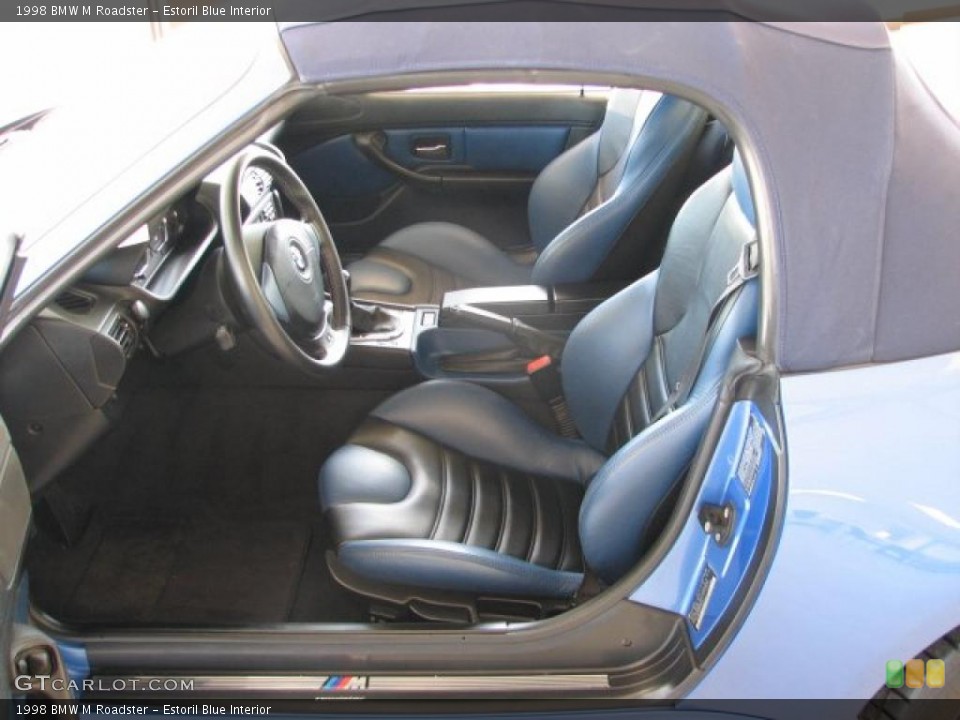 Estoril Blue Interior Photo for the 1998 BMW M Roadster #40135453